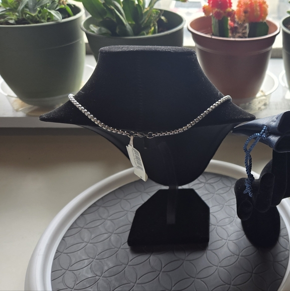 LYNX Box Chain Necklace - Stainless Steel 3.5mm - Picture 4 of 6